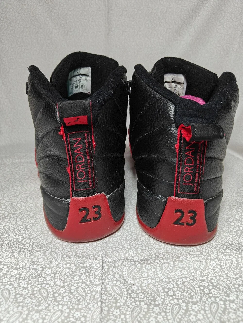 Air Jordan 12 Flu Game XII Retro University Gold Black Basketball Sneaker Men 12